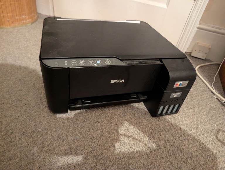 Epson EcoTank Printer/Scanner – Black, Good Condition