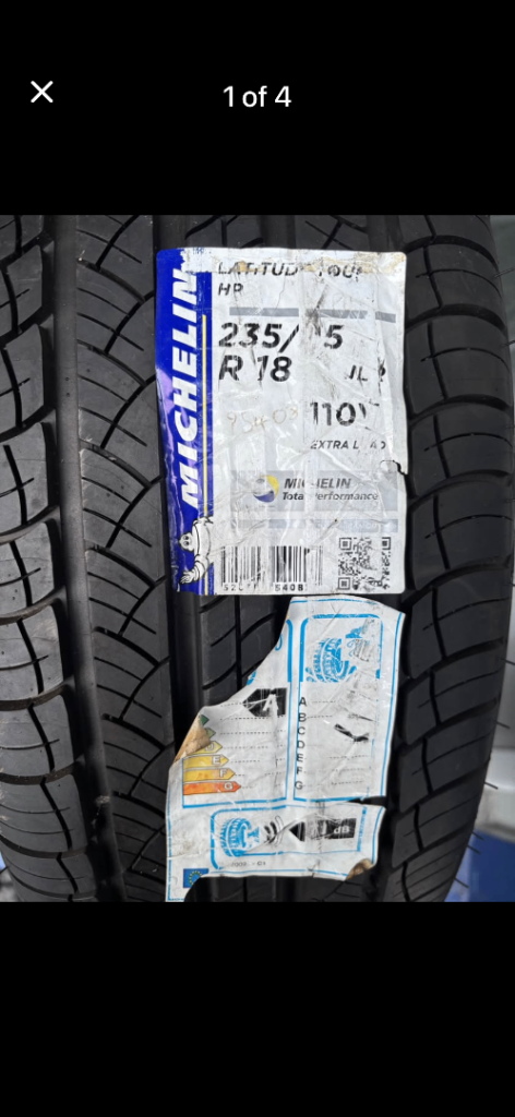 235/65/18 Michelin tyre Jaguar ipace