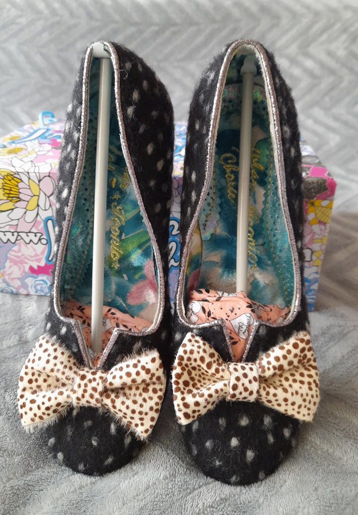 Ladies Irregular Choice Western  Chester Shoes black size 40 NEW