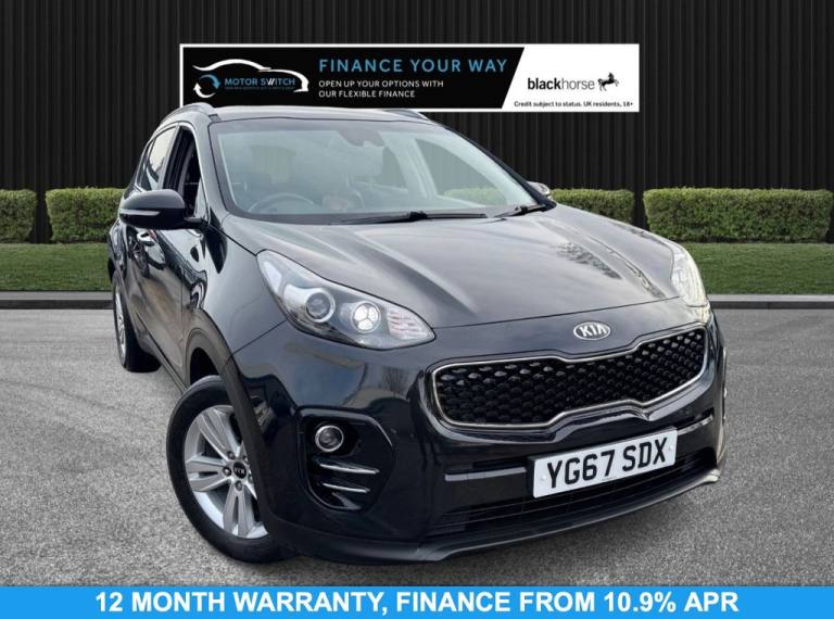 2018 67 KIA SPORTAGE 1.6 GDI 2 SUV 5DR PETROL MANUAL EURO 6 (S/S) (130 BHP)
