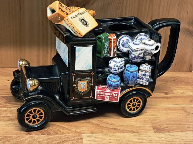 Ringtons Novelty Delivery Van Teapot, Limited Edition, Signed by Paul Cardew