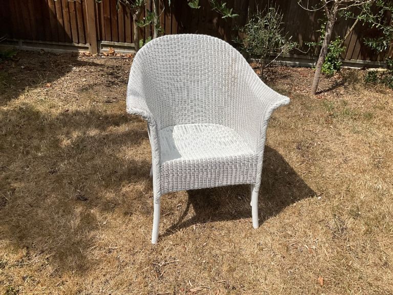 Lloyd Loom Vintage Lusty Rattan Chair Original & Robust Frame