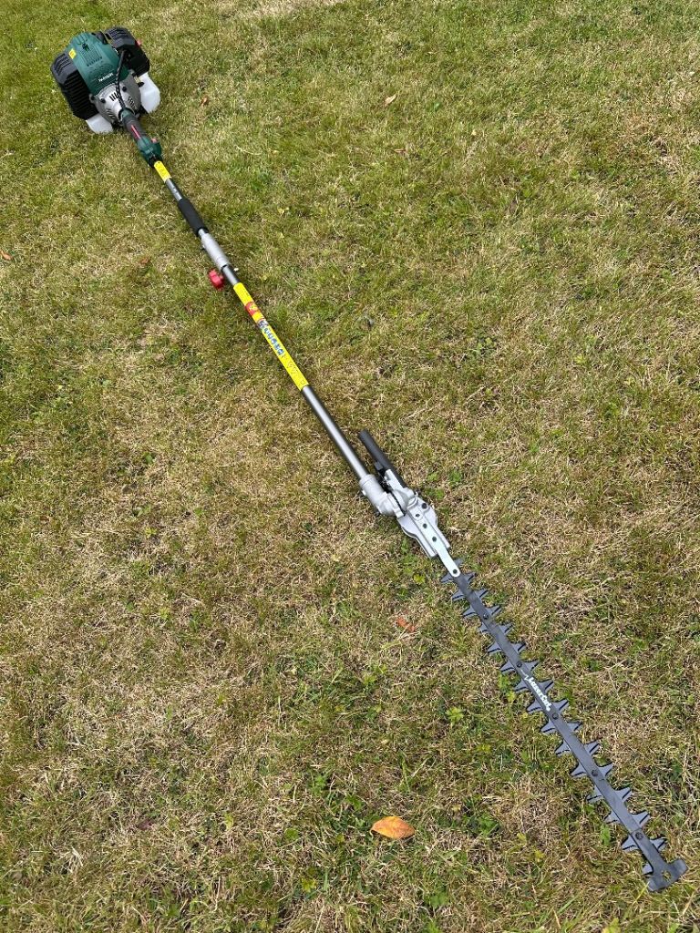 As New long reach petrol hedge cutting powerful clippers lawnmower mower trimmer