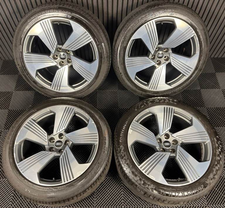 21'' GENUINE AUDI ETRON E-TRON DC ALLOY WHEELS TYRES ALLOYS Q7