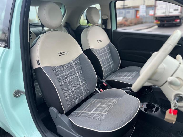 2016 Fiat 500 1.2 Lounge Euro 6 (s/s) 3dr HATCHBACK Petrol Manual