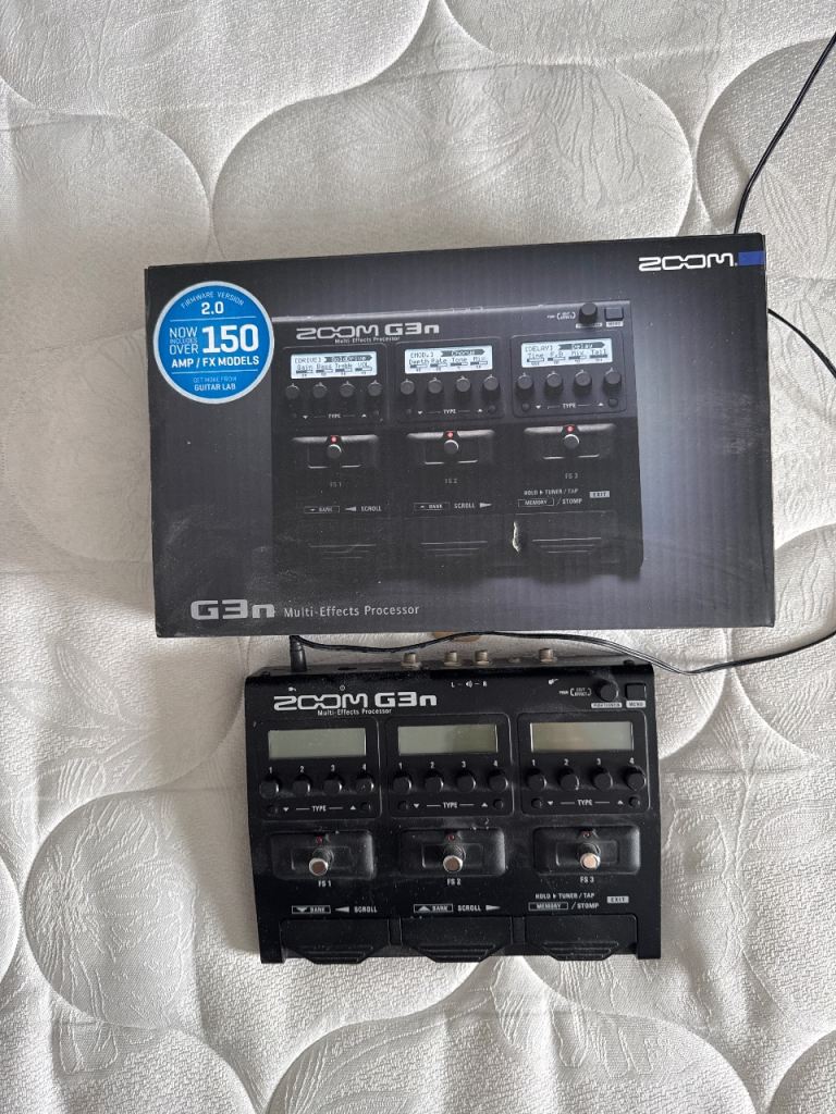 Zoom G3n Multi-Effects Processor for Guitar – Good Condition