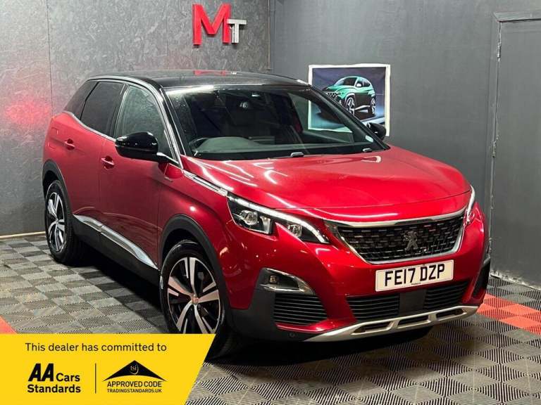 2017 Peugeot 3008 1.2 PureTech GT Line EAT Euro 6 (s/s) 5dr HATCHBACK Petrol Automatic
