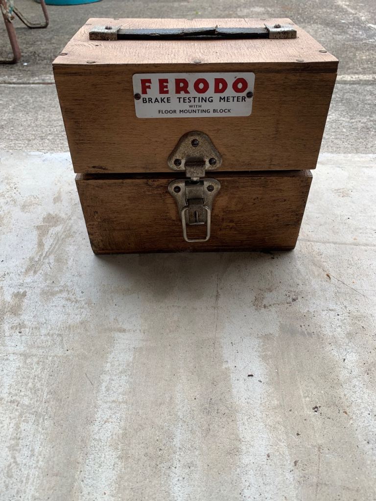 Vintage Ferodo brake testing kit. 