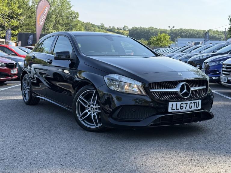 2018 MERCEDES-BENZ A CLASS 1.6 A160 AMG Line ULEZ Petrol Manual 5 Door Black