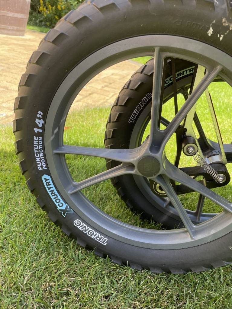 Trionic Cross Country Veloped Sports Rollator Walker