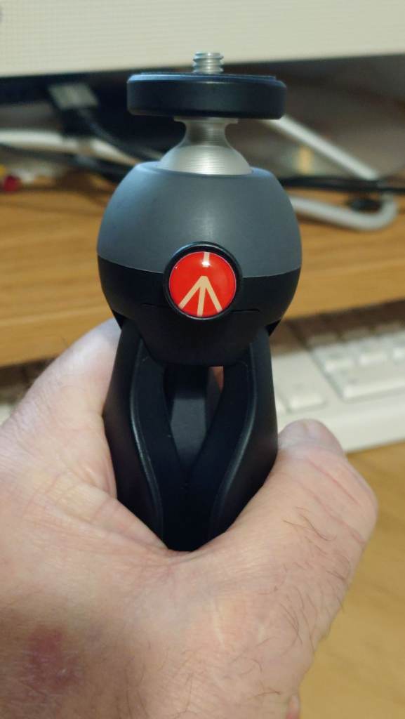 Manfrotto Pixi X mini camera support.