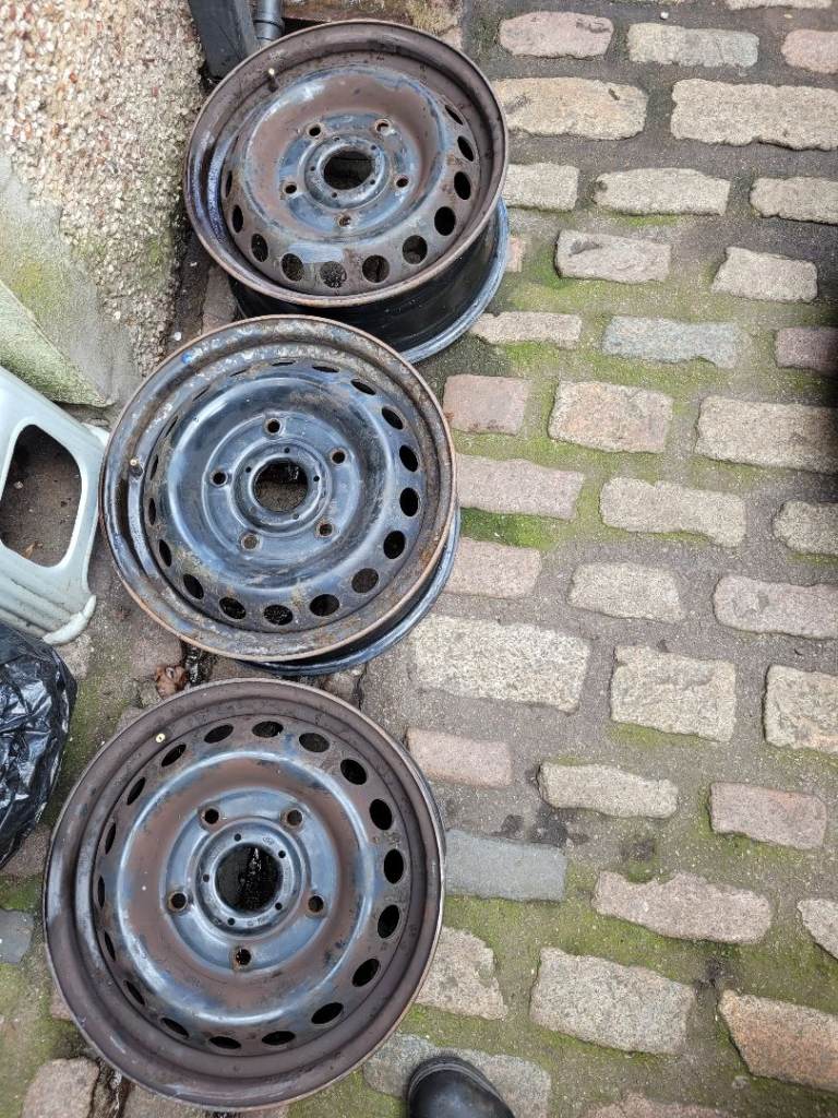 3x ford transit midern 16inch steel wheel Rims without tyres