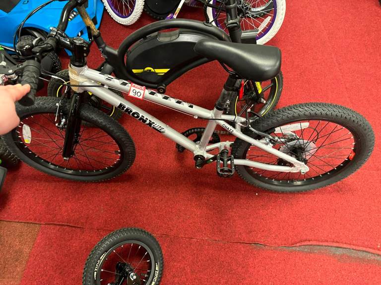 BRONX Kids BMX Bike – Silver