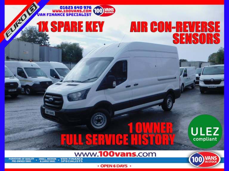 2022 Ford Transit 2.0 350 EcoBlue Leader RWD L3 H3 Euro 6 (s/s) 5dr PANEL VAN Diesel Manual