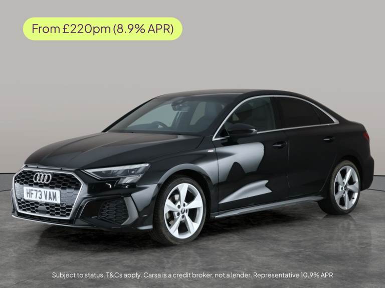 2023 Audi A3 1.0 TFSI 30 S line Saloon 4dr Petrol Manual Euro 6 (s/s) (110 ps) - BLUETOO Saloon P...