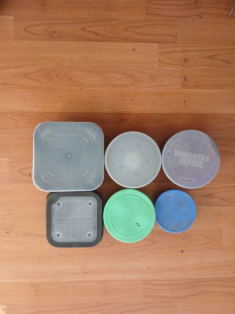 Bait boxes.
