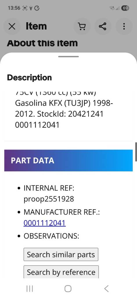 Starter motor brand new Peugeot Citroën petrol 