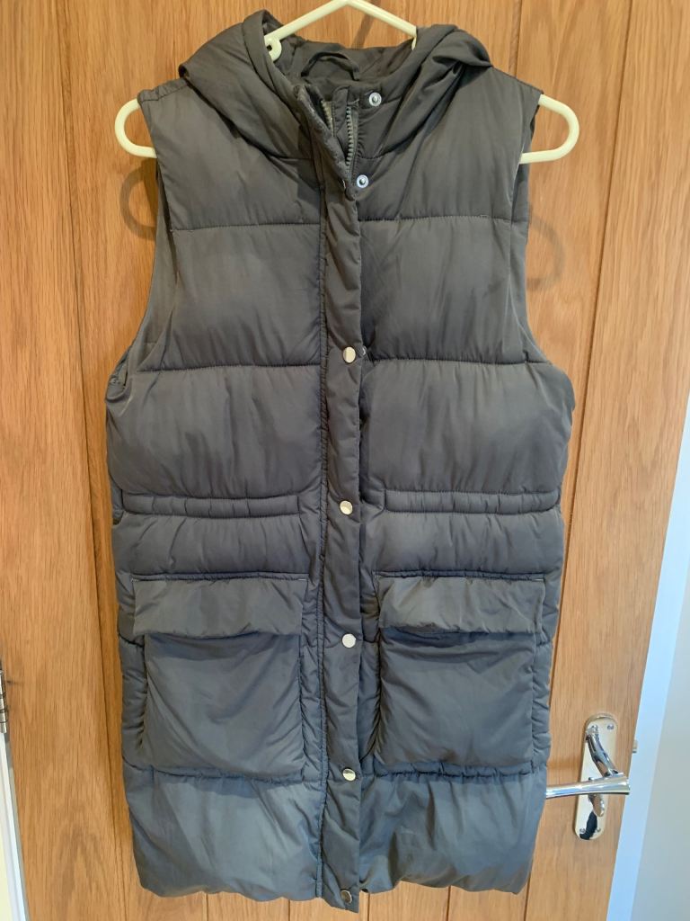 Green longline gilet - age 12 -£10