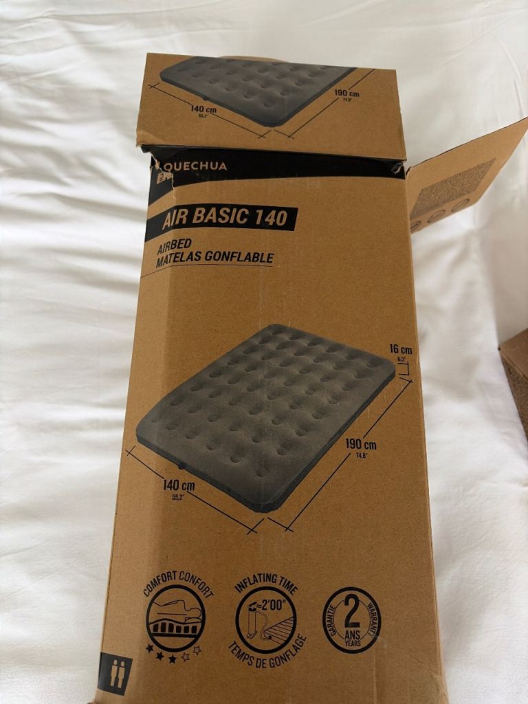 Quechua inflatable double mattress 