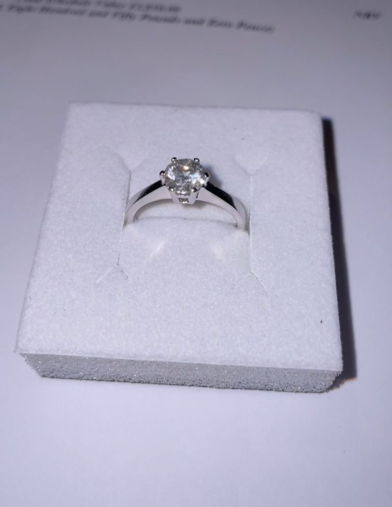 image for Diamond Solitaire Ring 0,74 ct