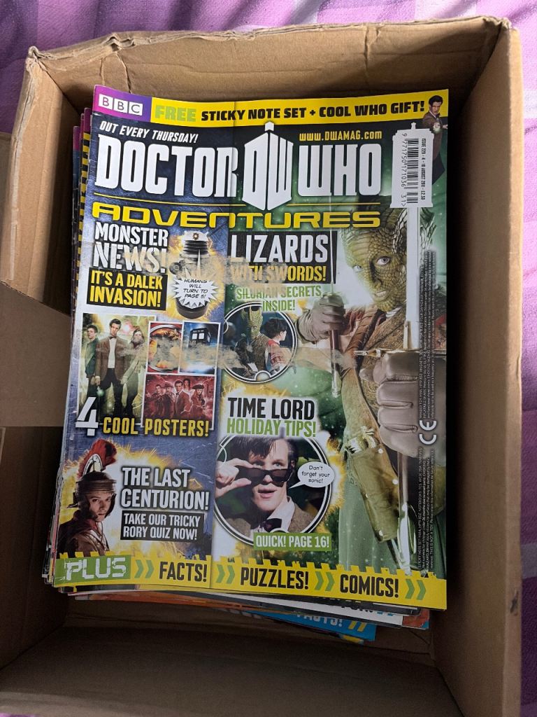 56 Doctor Who magazines