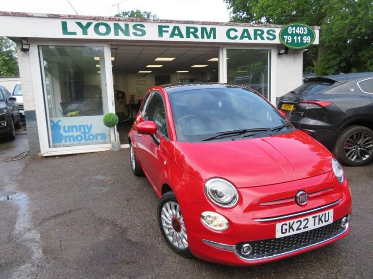 2022 22 FIAT 500 1.0 MHEV RED HATCHBACK 3DR PETROL MANUAL EURO 6 (S/S) (70 BHP)