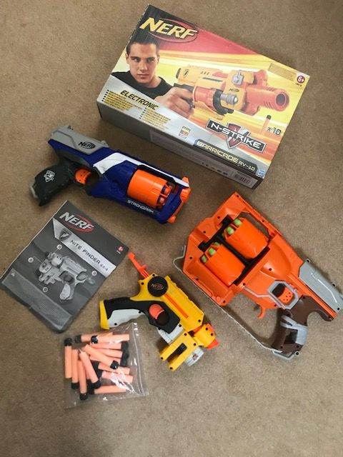 Mixed Lot of NERF Guns