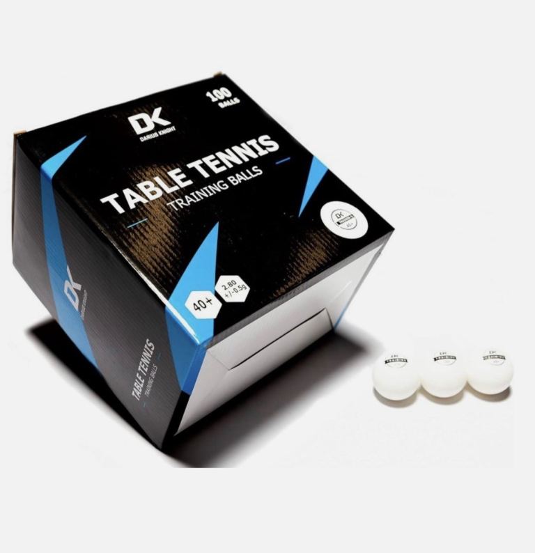 100 New DK DARIUS KNIGHT Table Tennis Training Balls 40+