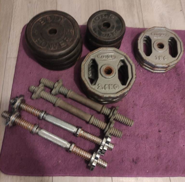 Weight plates dumbbell selection