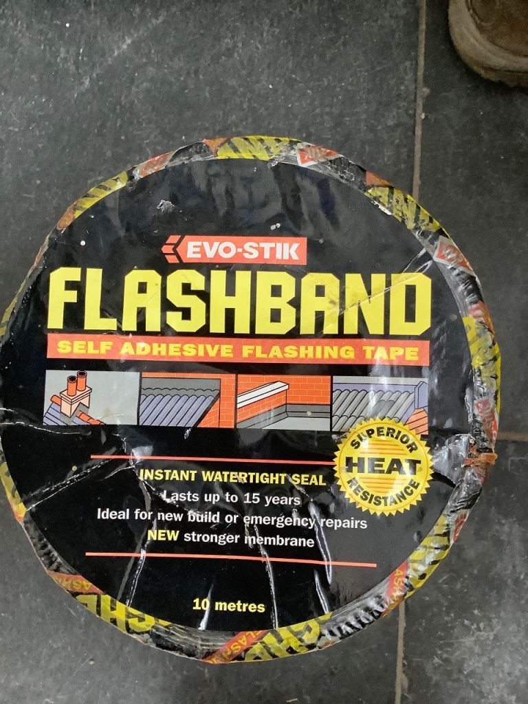 Evo-stik Flashband Flashing tape 10m x 220mm roll - unused