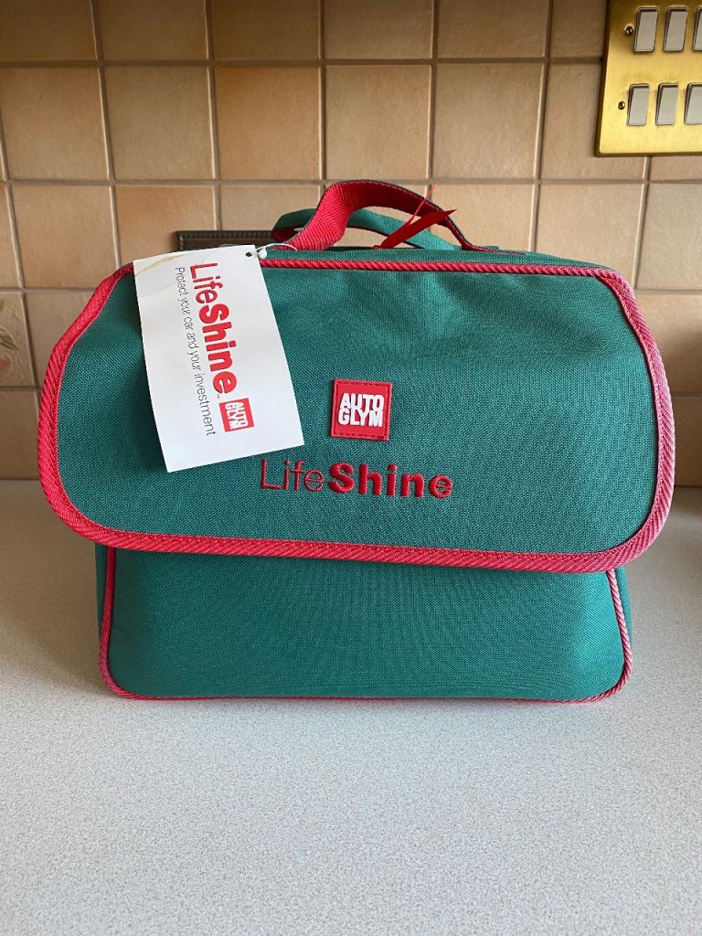 AUTO GLYM LIFE SHINE HOLDALL + POLISHING CAR CARE KIT DETAILING Valeting Set