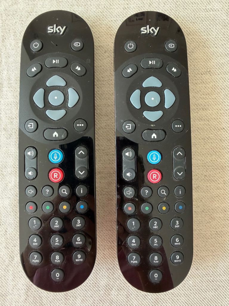 SKY Q voice x2 Remotes 