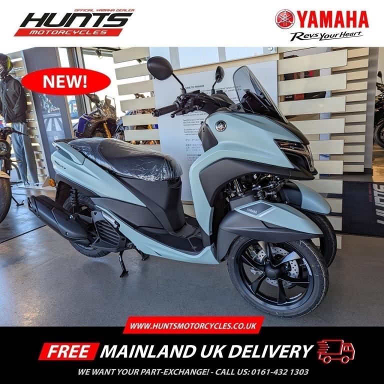 New 2025 Yamaha Tricity 125. Zen Green. £4,801 On The Road (No Admin Fees)