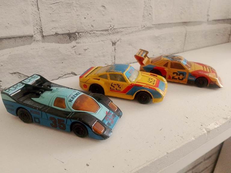 Set of 3 Vintage matchbox Racing Toy Cars