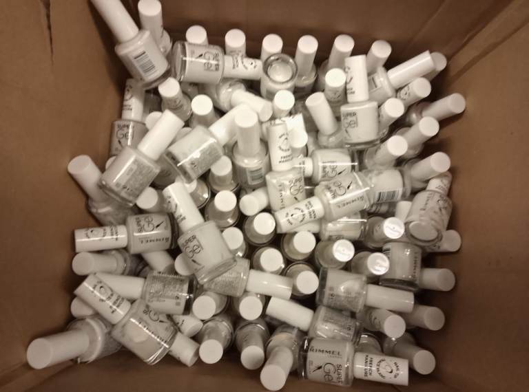 Bulk Job Lot - Rimmel Super Gel Nail Polish (090 Porcelain) - New