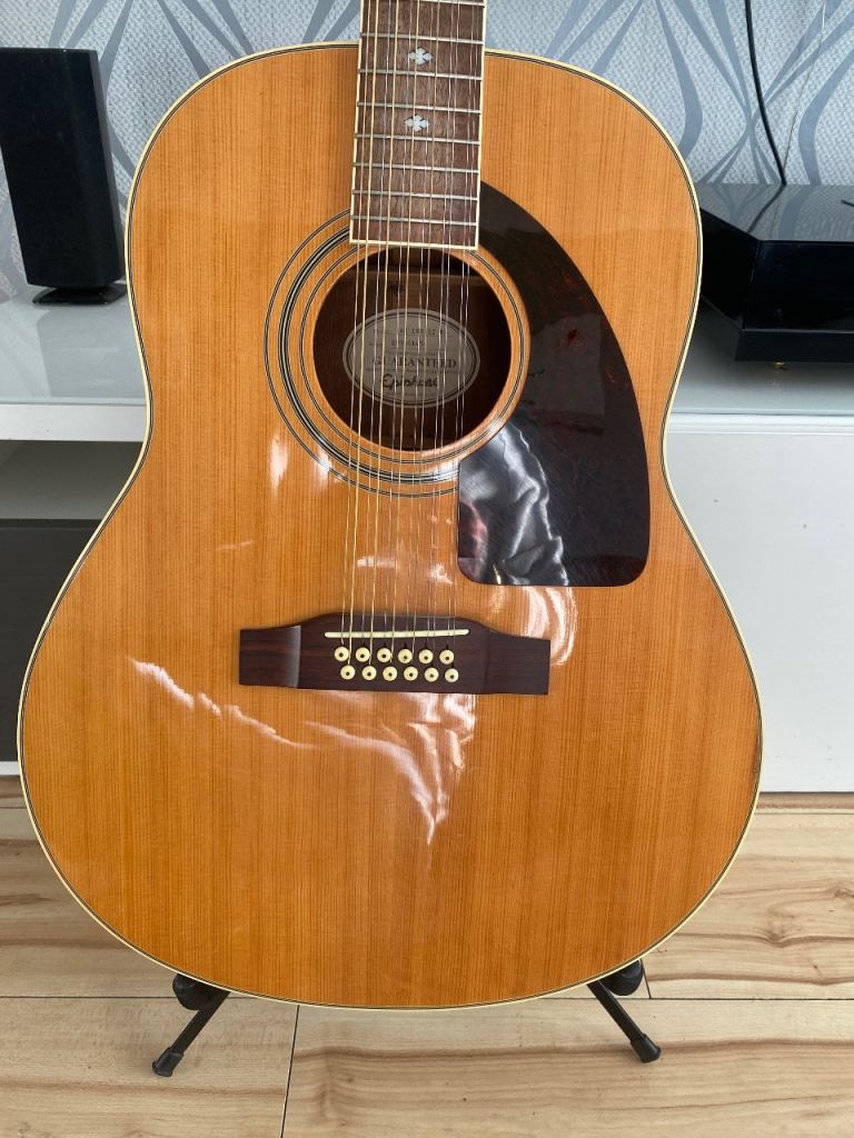 Made In Korea Epiphone 12 String Acoustic Guitar 