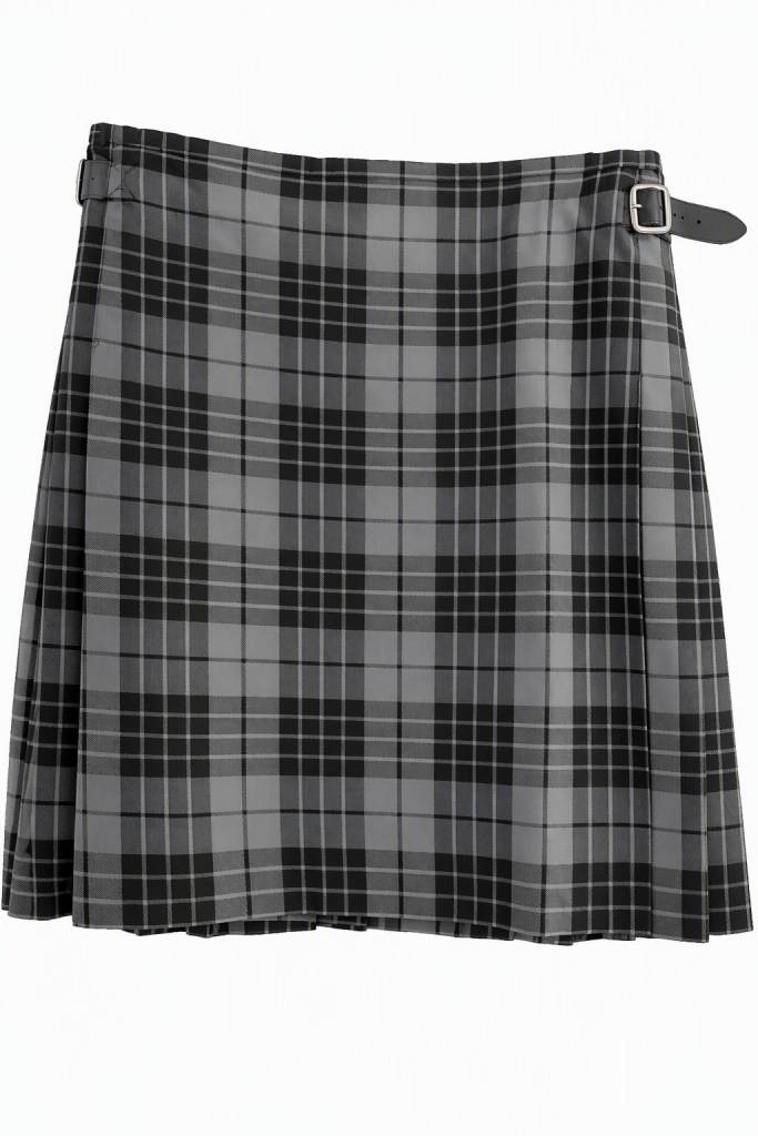 Kilt, leather waistcoat, shirt & sporran
