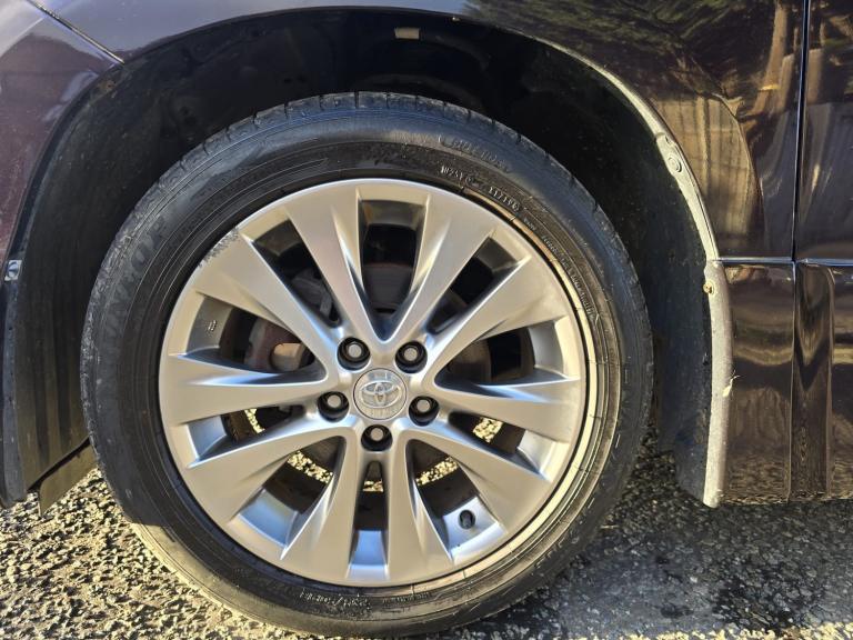 2010 Toyota Vellfire G PURPLE 2.4 PETROL 2010(60) ULEZ FREE, 7 SEATERS MPV Petrol Automatic