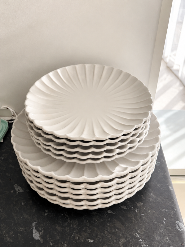 26 cm 6 piece and 21 cm 5 piece dinner plate set