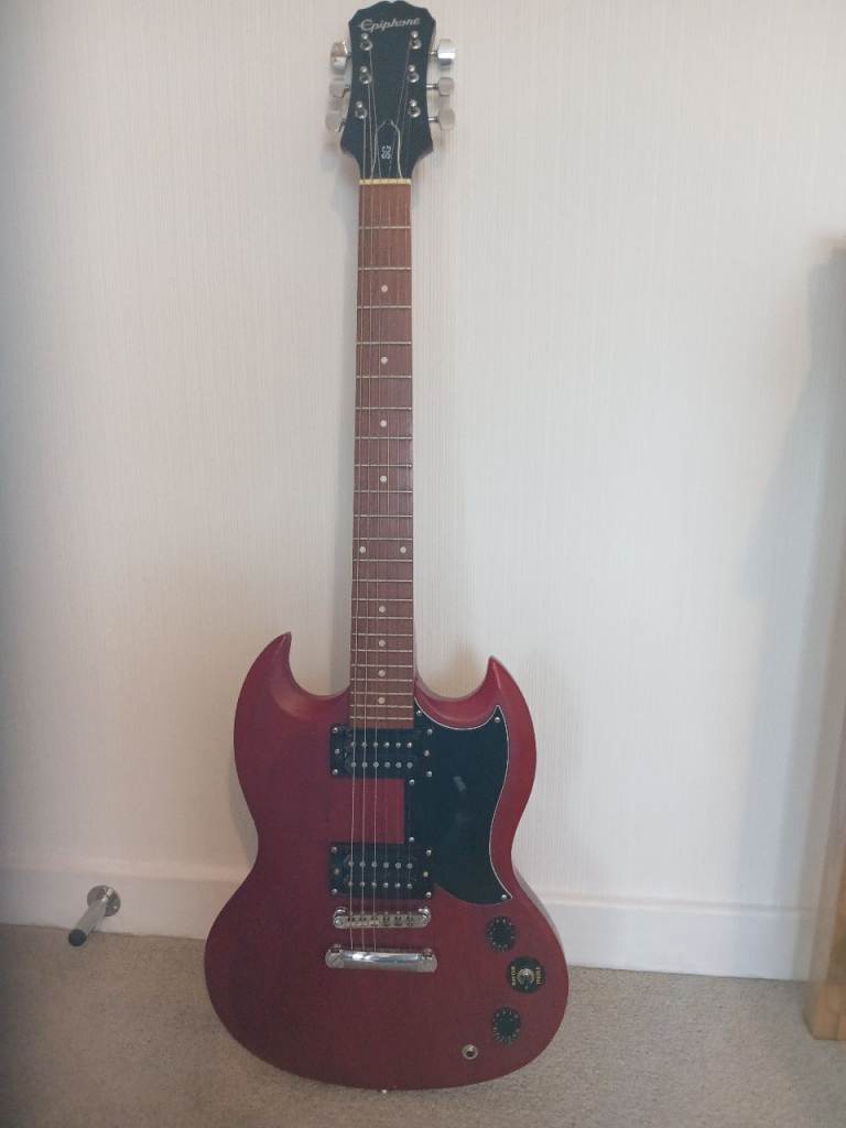 Epiphone SG Electric Guitar – Red, Good Condition