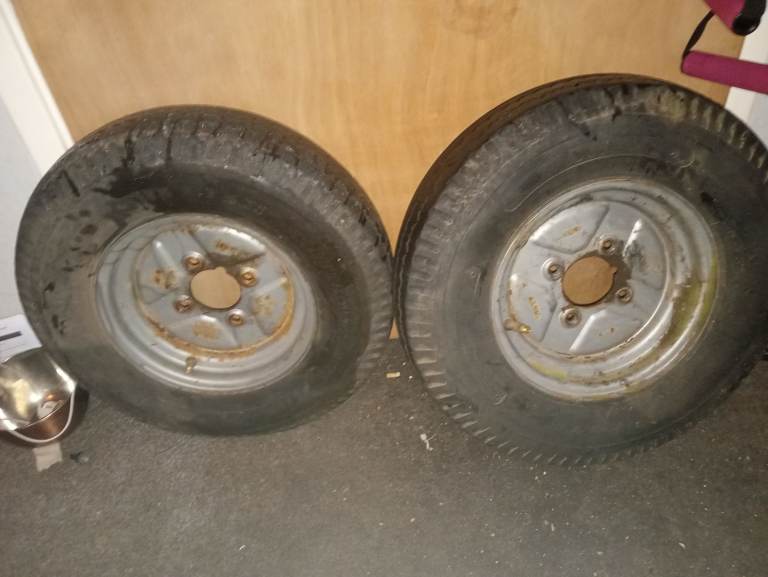 Car transport wheels for trailer or small trailer 