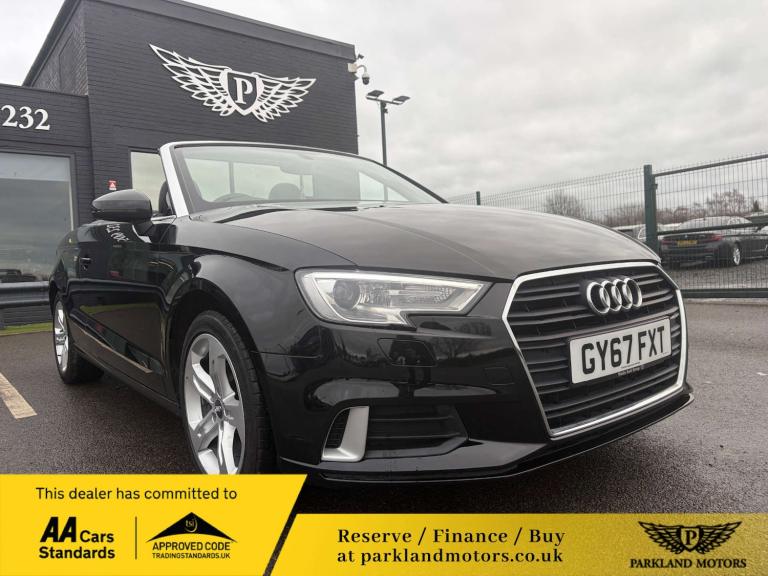 2017 Audi A3 1.5 A3 Sport TFSI 2dr Convertible Petrol Manual
