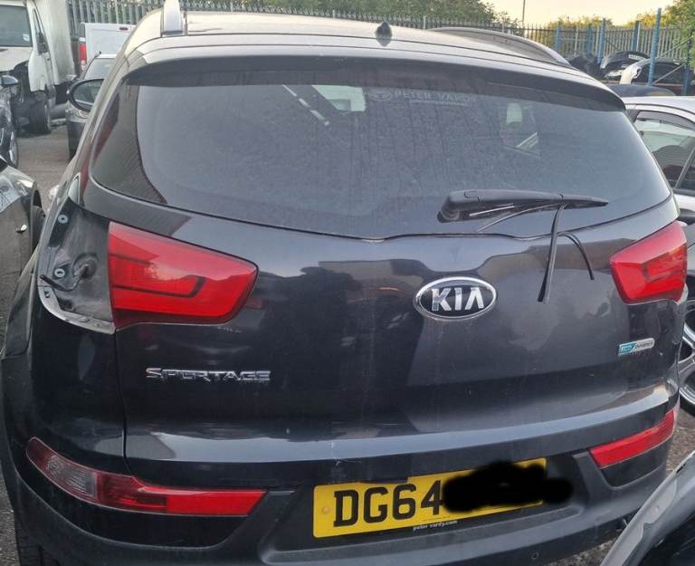 Kia Sportage Tailgate Boot Lid Black 2014
