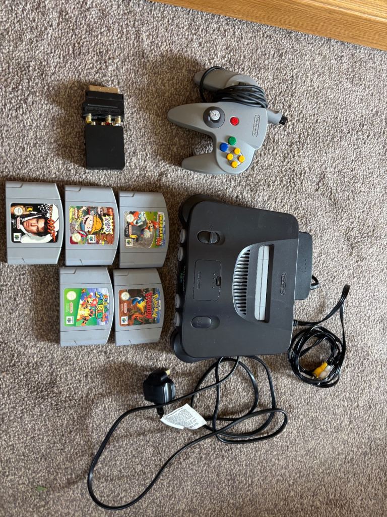 Nintendo 64 N64 plus games 
