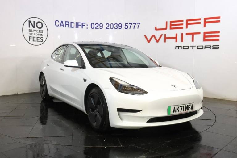 2021 Tesla Model 3 Standard Range Plus RWD 4dr Auto (PAN ROOF) Saloon ELECTRIC Automatic