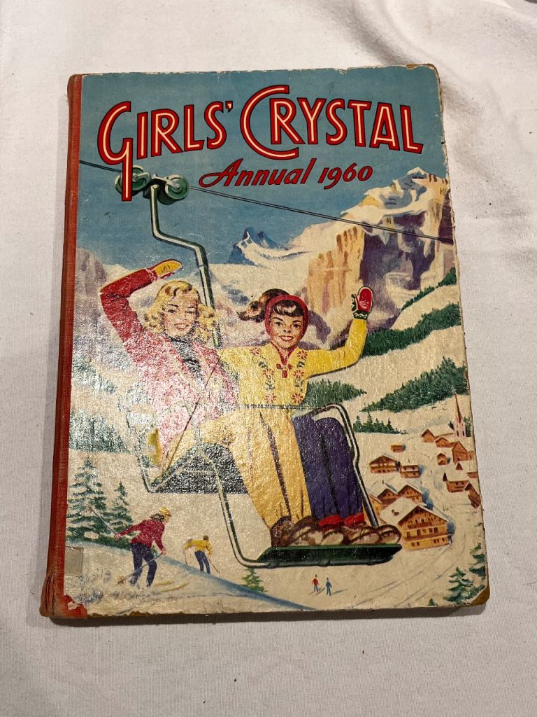 Girls' Crystal Annual 1960 Vintage Children's Book