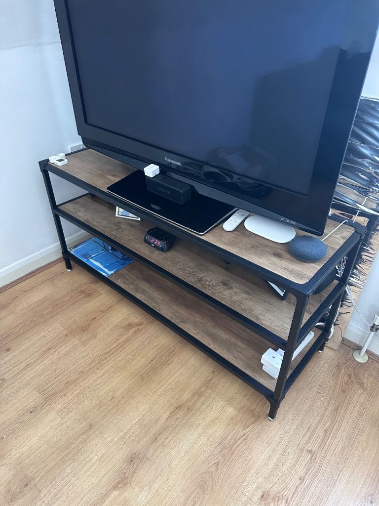 TV Stand with Shelves