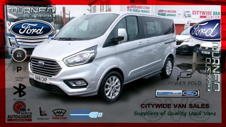 2018 Ford Tourneo Custom 2.0 EcoBlue 130ps Low Roof 8 Seater Titanium NO VAT MPV Diesel Manual