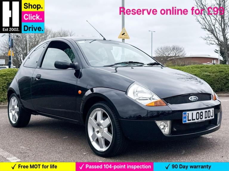 2008 Ford Ka 1.6 Sport SE Hatchback 3dr Petrol Manual (182 g/km, 94 bhp) HATCHBACK Petrol Manual