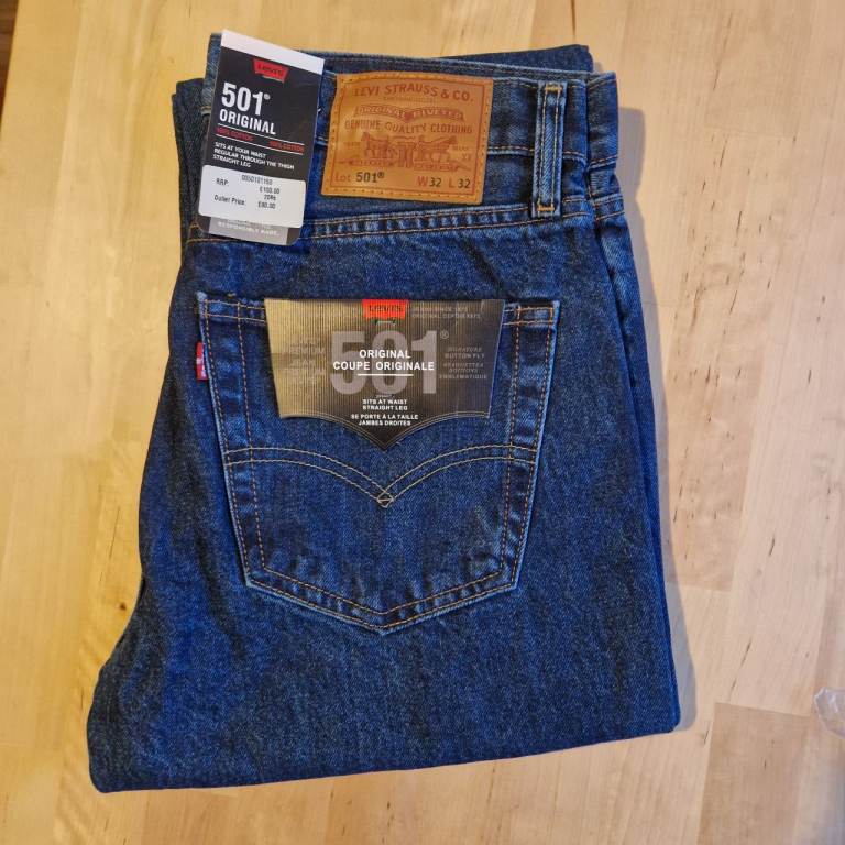 image for Brand new button fly mens levi's jeans